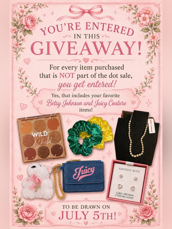 Other - Buyer Appreciation Giveaway! Any items not in the dot sale!